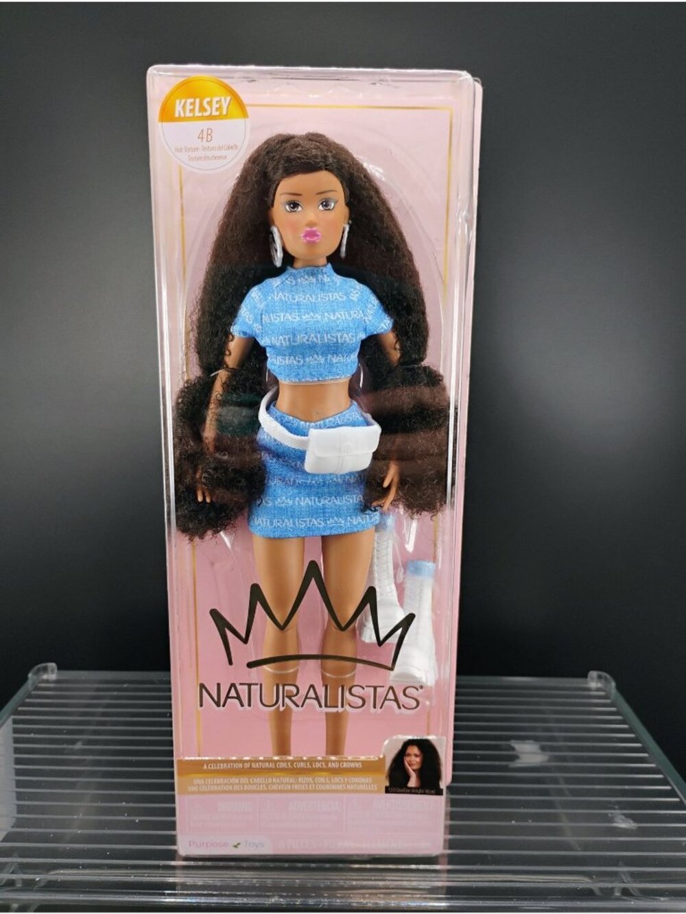 Naturalistas Kelsey Doll 4B Hair Texture Curly Fashion Play Doll